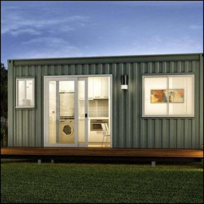 calidad  Modern 40ft Flat Pack Prefab Container House With Floor Plan fábrica