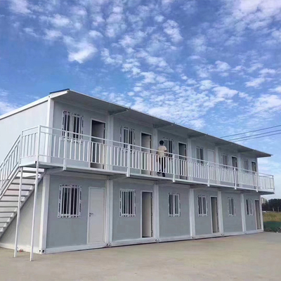 Casas prefabricadas minúsculas modulares de acero del bajo costo del envase plegable de Flatpack